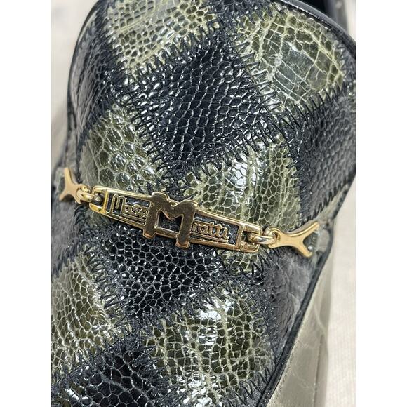 Masertti Shoes Gator Stich Checker Print Size 10 Dress Shoe No Box main image 9